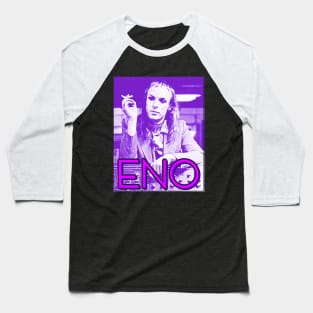 Brian Eno :: Retro Ambient Icon FanArt Baseball T-Shirt